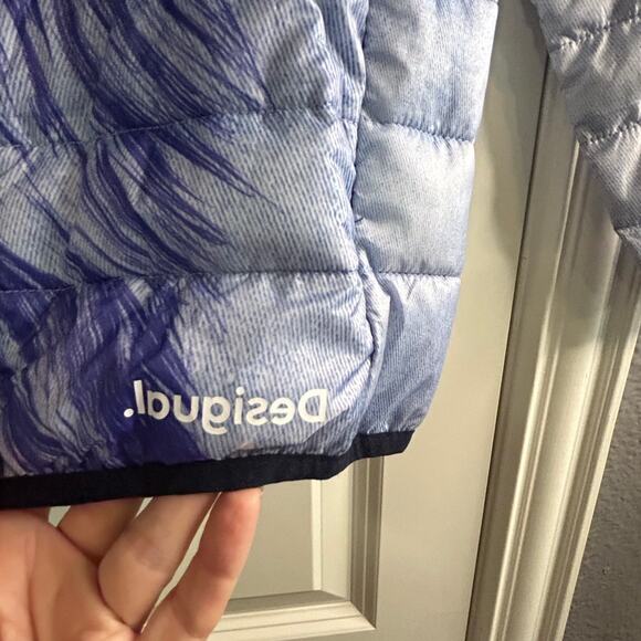 DESIGUAL NWT $115 Child's Packable Cat Puffer Jacket - Picture 4 of 8